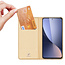 Dux Ducis - Telefoonhoesje geschikt voor Xiaomi 12 - Skin Pro Book Case - Goud