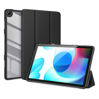 Dux Ducis Dux Ducis - Tablet hoes geschikt voor Realme Pad - 10.4 Inch - Toby Series - Auto Sleep/Wake functie - Tri-Fold Book Case - Zwart