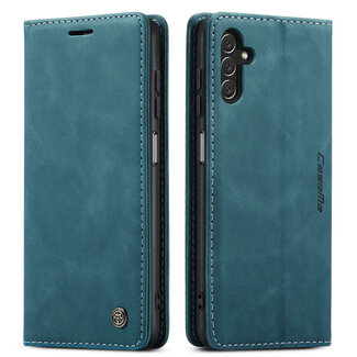 CaseMe CaseMe - Hoesje geschikt voor Samsung Galaxy A13 5G - Wallet Book Case - Magneetsluiting - Blauw