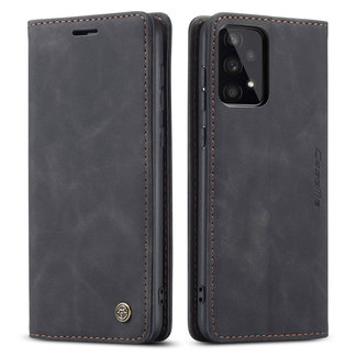 CaseMe CaseMe - Hoesje compitabel met Samsung Galaxy A33 5G - Wallet Book Case - Magneetsluiting - Zwart