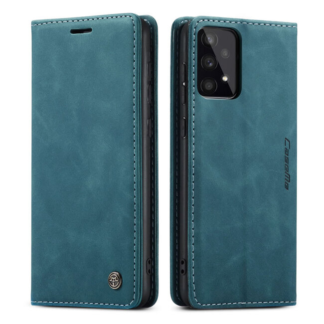 CaseMe - Hoesje geschikt voor Samsung Galaxy A53 5G - Wallet Book Case - Magneetsluiting - Blauw