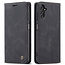 Dux Ducis Caseme - Telefoonhoesje geschikt voor Samsung Galaxy S22 - Retro Wallet Book Case - Magneetsluiting - Zwart