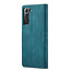 CaseMe - Hoesje geschikt voor Samsung Galaxy S22 Plus 5G - Retro Wallet Book Case - Magneetsluiting - Blauw