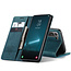 CaseMe - Hoesje geschikt voor Samsung Galaxy S22 Plus 5G - Retro Wallet Book Case - Magneetsluiting - Blauw