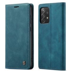 Caseme - Hoesje geschikt voor Samsung Galaxy A73 5G - Wallet Book Case - Magneetsluiting - Blauw