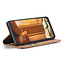 Caseme - Hoesje geschikt voor Samsung Galaxy A73 5G - Wallet Book Case - Magneetsluiting -  Licht Bruin