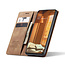 Caseme - Hoesje geschikt voor Samsung Galaxy A73 5G - Wallet Book Case - Magneetsluiting -  Licht Bruin