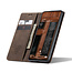 Caseme - Hoesje geschikt voor Samsung Galaxy A73 5G - Wallet Book Case - Magneetsluiting - Donker Bruin