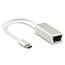 LMP - USB-C naar Gigabit Ethernet Adapter - Zilver