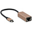 LMP - USB-C naar Gigabit Ethernet Adapter - Goud