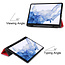 Cover2day - Tablet hoes geschikt voor Samsung Galaxy Tab S8 (2022) - 11 inch - Flexibel TPU - Tri-Fold Book Case - Met pencil houder - Rood