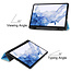 Cover2day - Tablet hoes geschikt voor Samsung Galaxy Tab S8 (2022) - 11 inch - Flexibel TPU - Tri-Fold Book Case - Met pencil houder - Licht Blauw