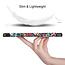 Cover2day - Tablet hoes geschikt voor Samsung Galaxy Tab S8 (2022) - 11 inch - Flexibel TPU - Tri-Fold Book Case - Met pencil houder - Graffiti