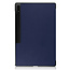 Cover2day - Tablet Hoes geschikt voor Samsung Galaxy Tab S8 Ultra (2022) - Auto Wake Functie - Tri-Fold Book Case - Donker Blauw