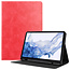 Cover2day - Hoes geschikt voor Samsung Galaxy Tab S8 (2022) - PU Leer Folio Book Case - Rood