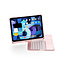 Case2go - Bluetooth Toetsenbord hoes geschikt voor iPad Air 10.9 (2022) - QWERTY - Toetsenbord verlichting en Touchpad - 360 graden draaibaar - Rosé-Goud