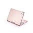 Case2go - Bluetooth Toetsenbord hoes geschikt voor iPad Air 10.9 (2022) - QWERTY - Toetsenbord verlichting en Touchpad - 360 graden draaibaar - Rosé-Goud