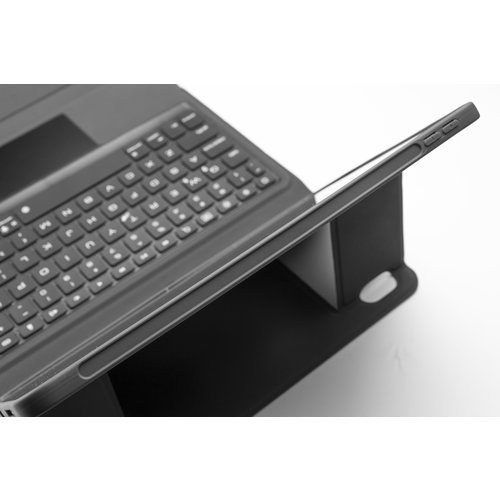 Cover2day Case2go - Bluetooth Toetsenbord hoes geschikt voor iPad Air 10.9 (2022) - QWERTY - Toetsenbord verlichting - Touchpad - Zwart