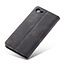 CaseMe - Telefoonhoesje geschikt voor iPhone SE 2022 - Wallet Book Case - Magneetsluiting - Zwart