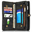 CaseMe - Telefoonhoesje geschikt voor iPhone SE 2022 - 2 in 1 Wallet Book Case - Zwart