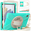 Cover2day - Tablet Hoes geschikt voor Samsung Galaxy Tab A8 (2021) - 10.5 Inch - Hand Strap Armor Case - Turquoise