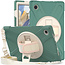 Cover2day - Tablet Hoes geschikt voor Samsung Galaxy Tab A8 (2021) - 10.5 Inch - Hand Strap Armor Case - Donker Groen