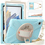 Cover2day - Tablet Hoes geschikt voor Samsung Galaxy Tab A8 (2021) - 10.5 Inch - Hand Strap Armor Case - Licht Blauw