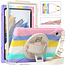 Cover2day - Tablet Hoes geschikt voor Samsung Galaxy Tab A8 (2021) - 10.5 Inch - Hand Strap Armor Case - Colorfull