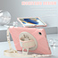 Cover2day - Tablet Hoes geschikt voor Samsung Galaxy Tab A8 (2021) - 10.5 Inch - Hand Strap Armor Case - Licht Roze