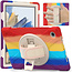 Cover2day - Tablet Hoes geschikt voor Samsung Galaxy Tab A8 (2021) - 10.5 Inch - Hand Strap Armor Case - Regenboog