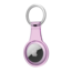 Case2go - Apple Airtag key fob case - Airtag case - Silicone - Transparent Pink