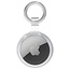 Case2go - Apple Airtag case - Airtag key ring - Airtag case - Silicone - Transparent white