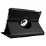 Case2go - Tablet cover suitable for iPad 2021 - 10.2 Inch - Rotatable Book Case Cover - Black