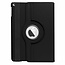Case2go - Tablet cover suitable for iPad 2021 - 10.2 Inch - Rotatable Book Case Cover - Black
