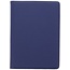 Case2go - Tablet cover suitable for iPad 2021 - 10.2 Inch - Rotatable Book Case Cover - Dark Blue