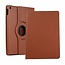 Case2go - Tablet cover suitable for iPad 2021 - 10.2 Inch - Rotatable Book Case Cover - Brown