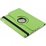 Case2go - Tablet cover suitable for iPad 2021 - 10.2 Inch - Rotatable Book Case Cover - Green