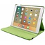 Case2go - Tablet cover suitable for iPad 2021 - 10.2 Inch - Rotatable Book Case Cover - Green