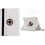 Case2go - Tablet cover suitable for iPad 2021 - 10.2 Inch - Rotatable Book Case Cover - White