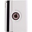 Case2go - Tablet cover suitable for iPad 2021 - 10.2 Inch - Rotatable Book Case Cover - White