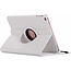 Case2go - Tablet cover suitable for iPad 2021 - 10.2 Inch - Rotatable Book Case Cover - White