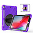 Case2go - Tablet cover suitable for iPad 2021 - 10.2 Inch - Hand Strap Armor Case - Purple