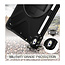 Case2go - Tablet cover suitable for iPad 2021 - 10.2 Inch - Hand Strap Armor Case - Black