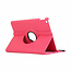 Case2go - Tablet cover suitable for iPad 2021 - 10.2 Inch - Rotatable Book Case Cover - Magenta