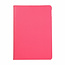 Case2go - Tablet cover suitable for iPad 2021 - 10.2 Inch - Rotatable Book Case Cover - Magenta