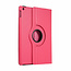 Case2go - Tablet cover suitable for iPad 2021 - 10.2 Inch - Rotatable Book Case Cover - Magenta