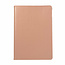 Case2go - Tablet cover suitable for iPad 2021 - 10.2 Inch - Rotatable Book Case Cover - Rose Gold