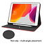 Tablet hoes geschikt voor iPad 2021 - 10.2 Inch - PU Leer Folio Book Case - Rood