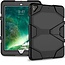 Case2go - Tablet cover suitable for iPad 2021 - 10.2 Inch - Extreme Armor Case - Black
