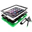 Case2go - Tablet cover suitable for iPad 2021 - 10.2 Inch - Extreme Armor Case - Green